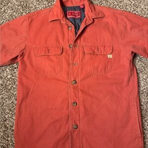 Red Men's Izod Barn Jacket